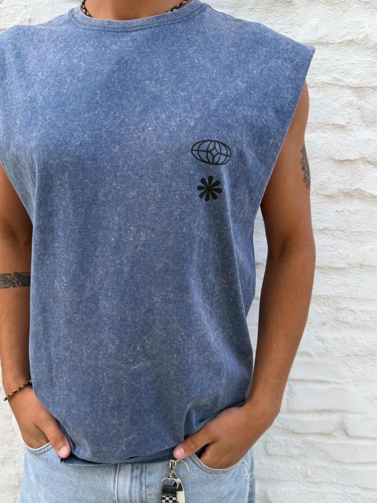 Musculosa WORLD azul