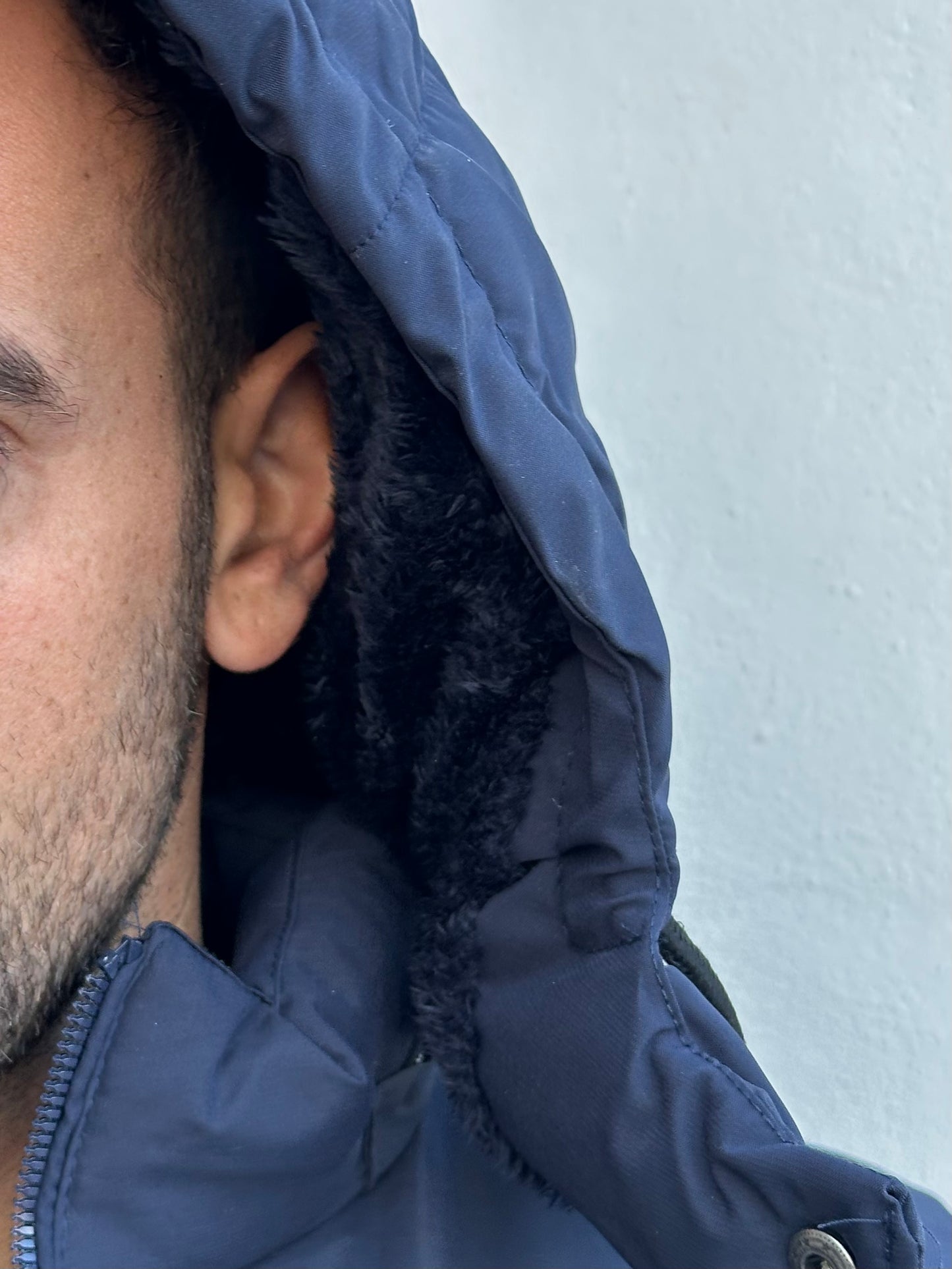 Campera CORDERITO Azul