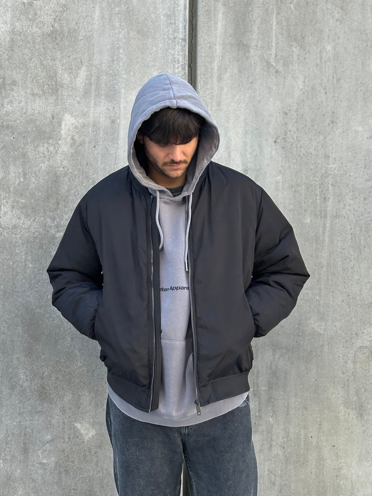 Campera PUFFER Negra