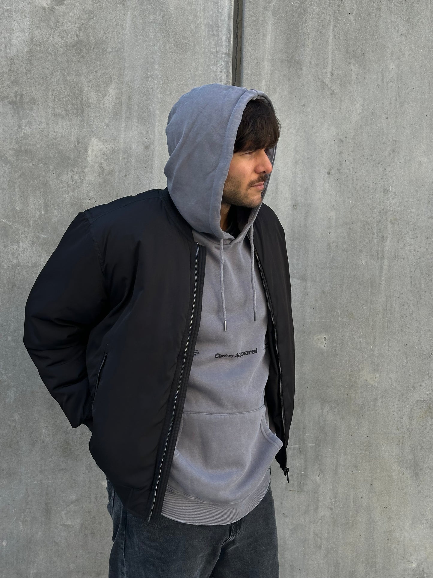 Campera PUFFER Negra