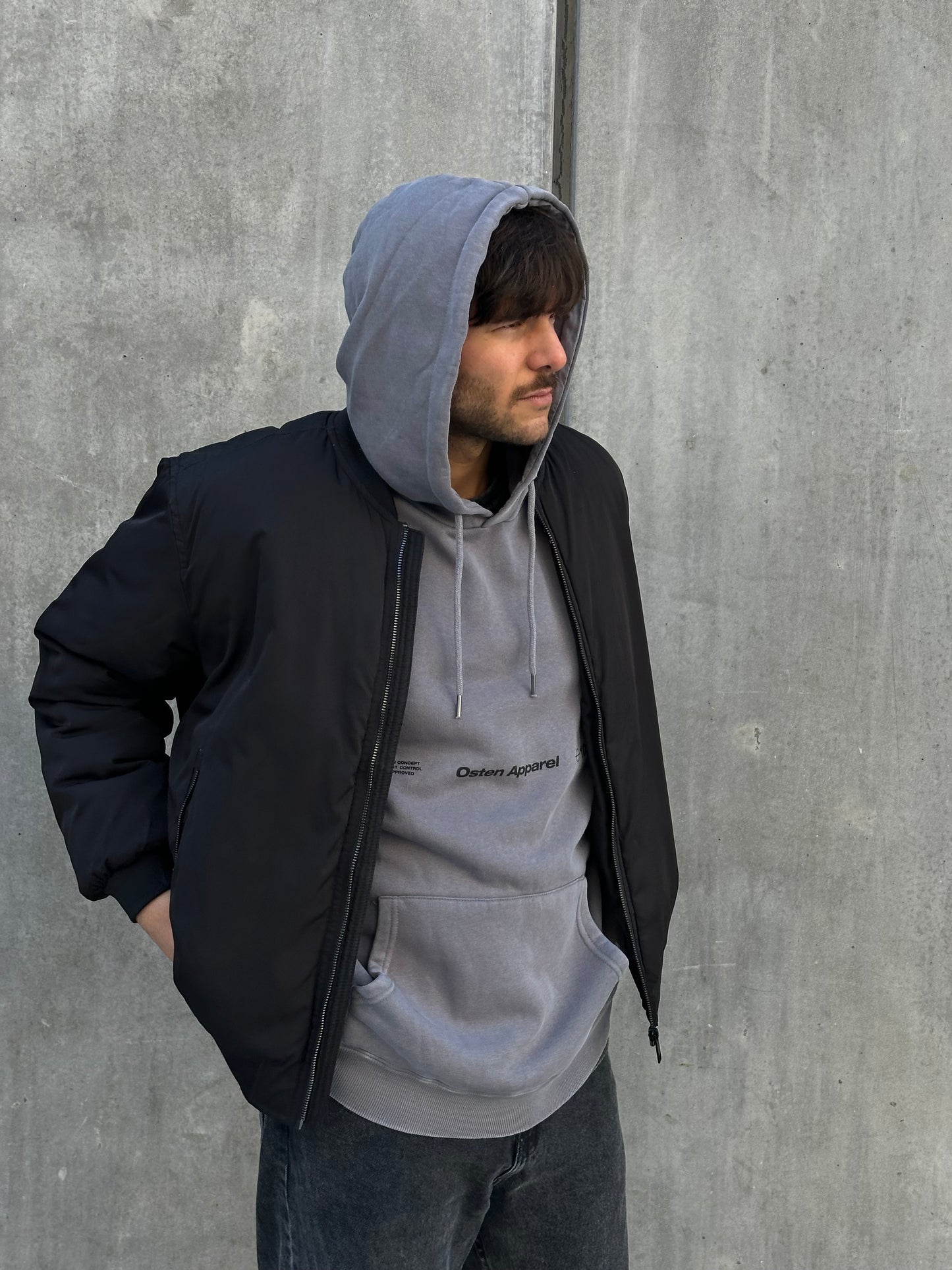 Campera PUFFER Negra