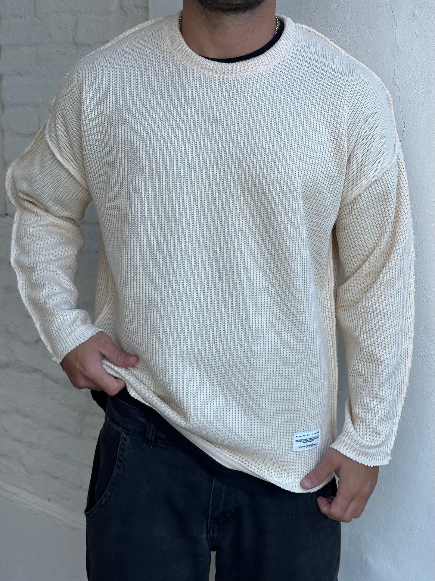 Buzo TEJIDO beige