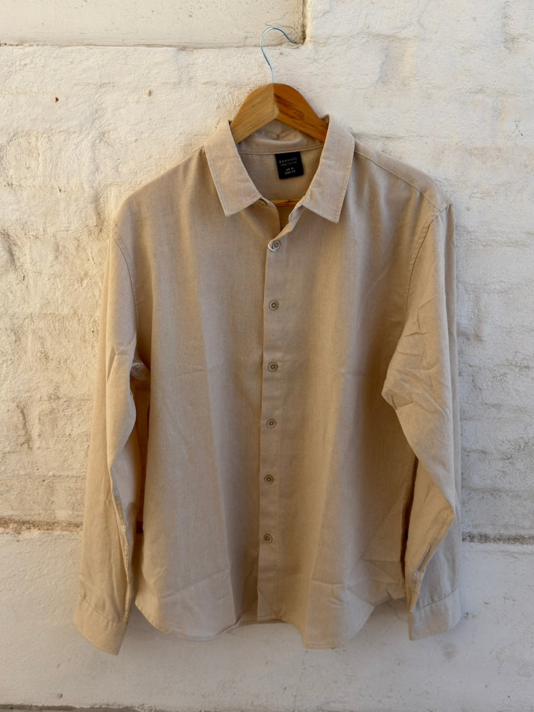 Camisa Lin beige