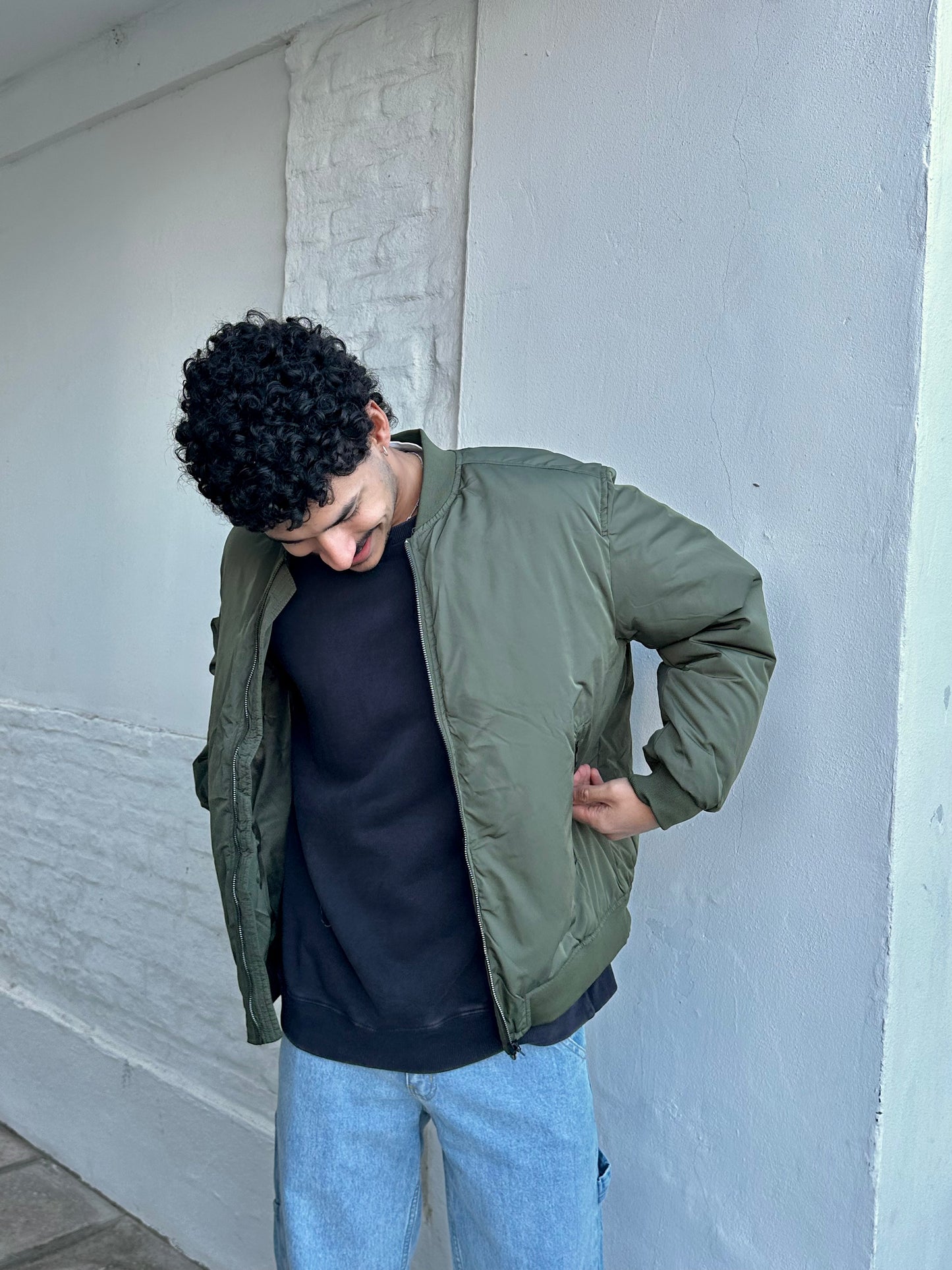 Campera BOMBER Verde