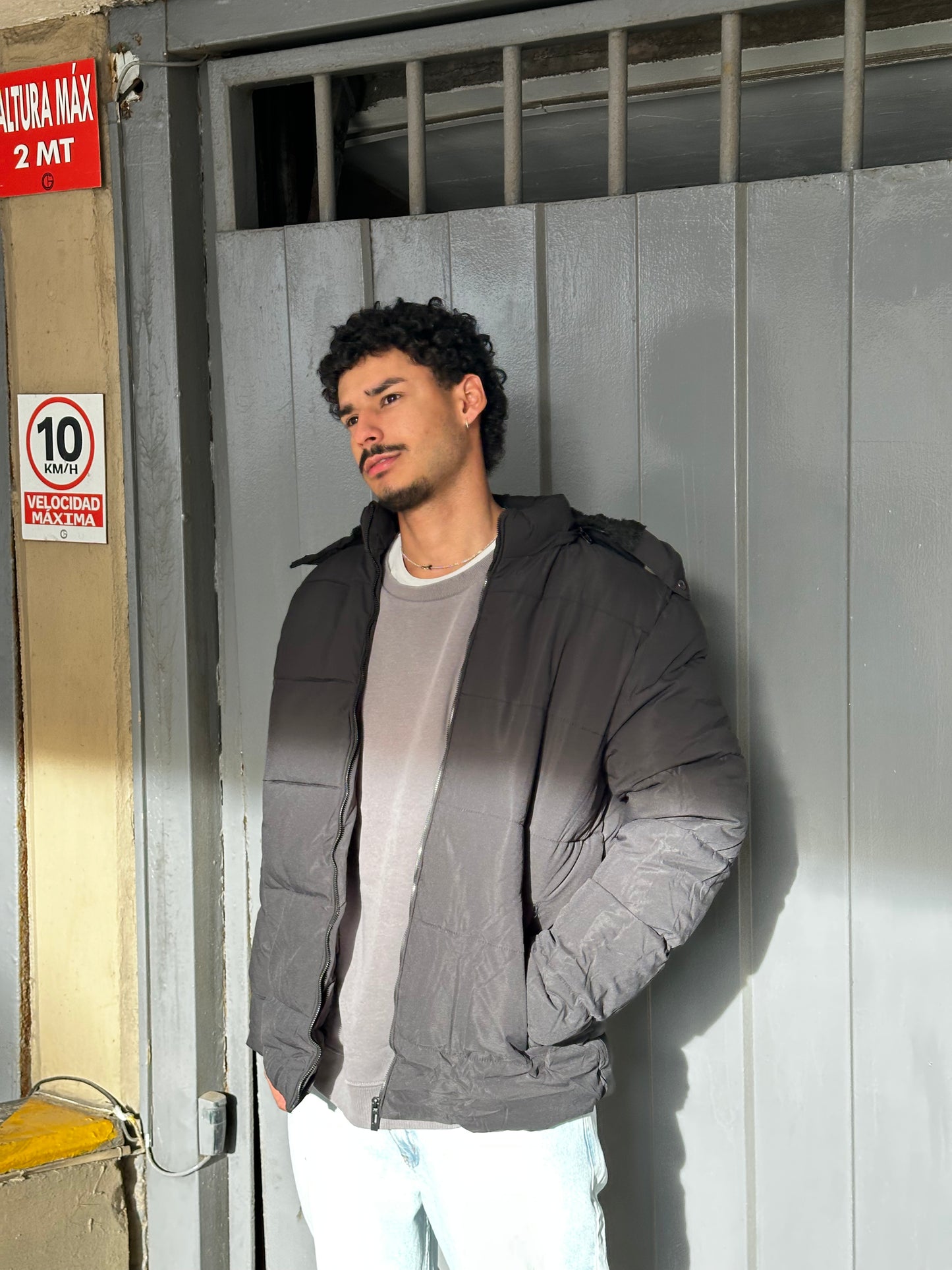 Campera CORDERITO Negra