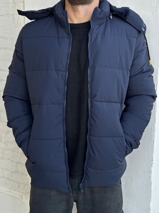 Campera CORDERITO Azul