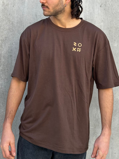 Remera SUPPLY marrón