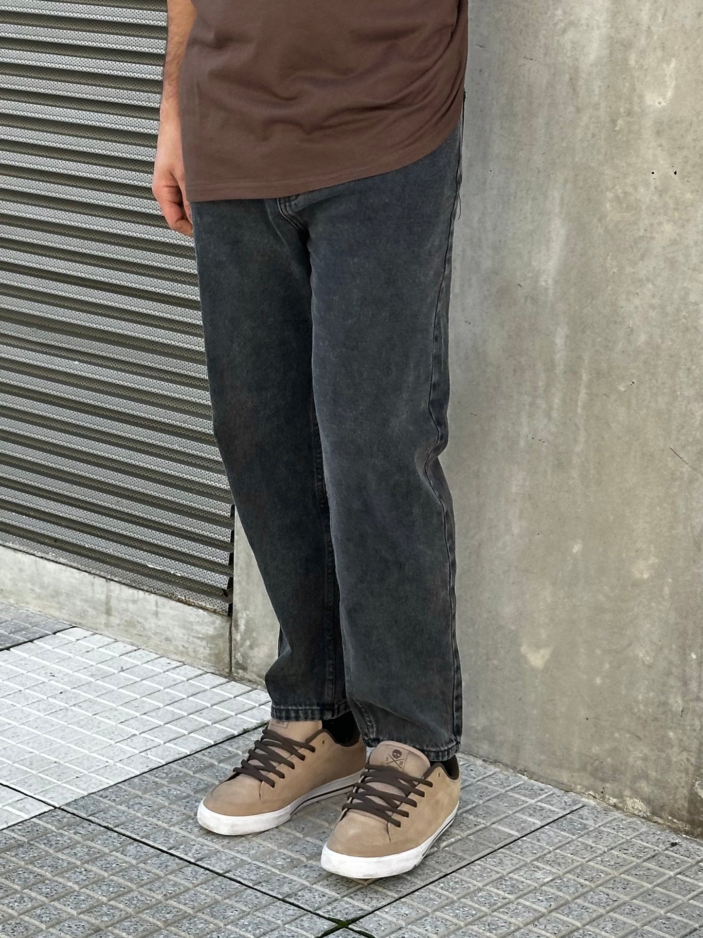 Jean MOM Gris lavado