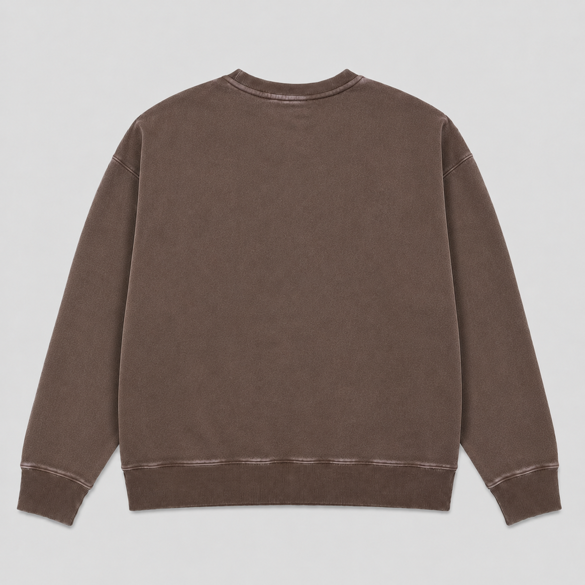 Buzo Liso Lavado Marron