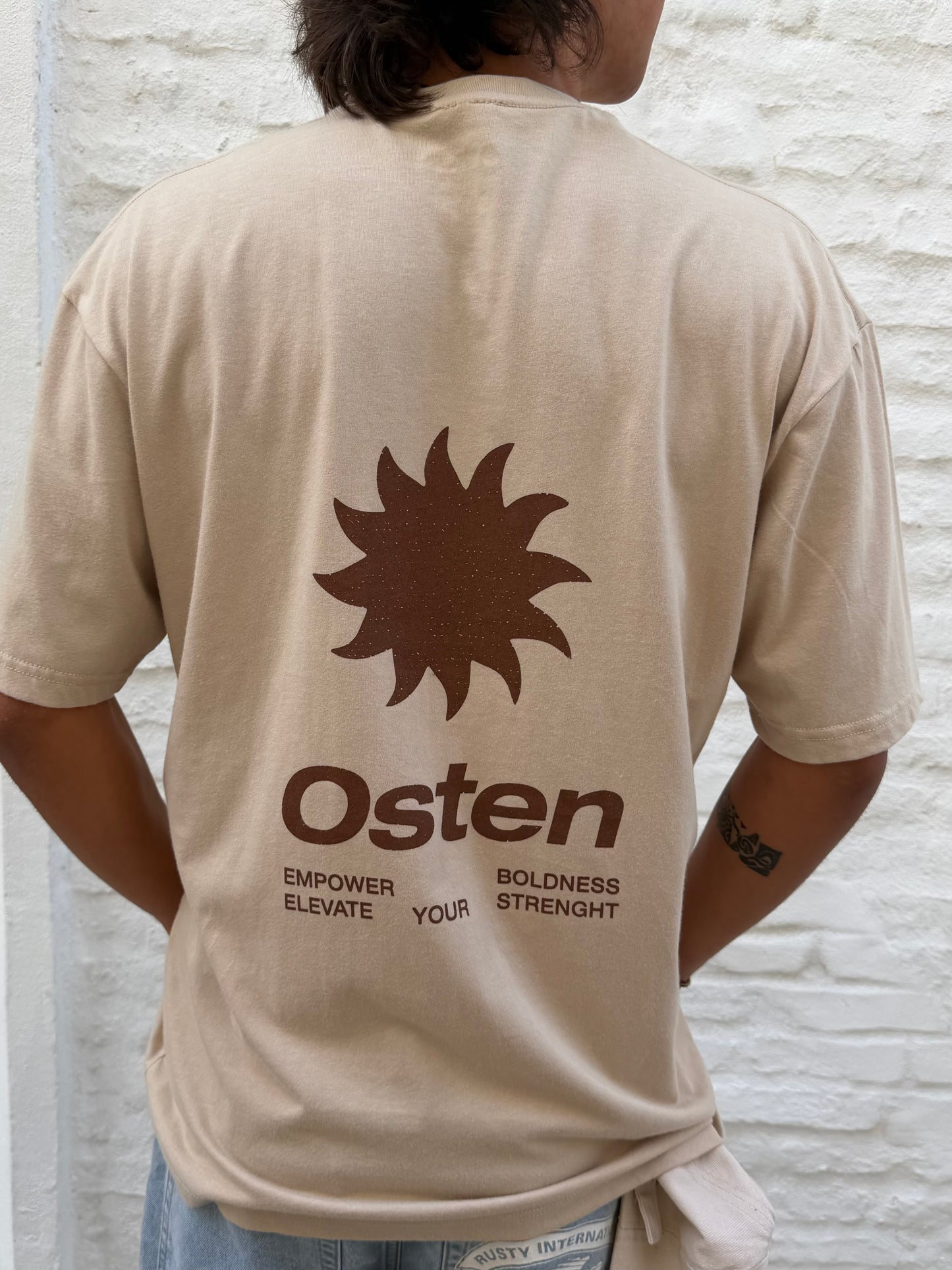 Remera SOL beige