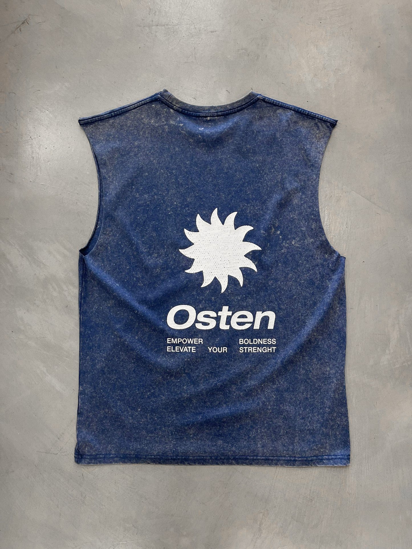 Musculosa SOL azul