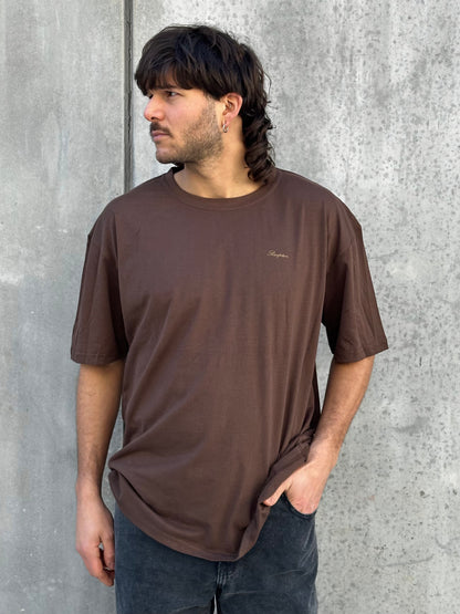 Remera PERCEPTION marrón