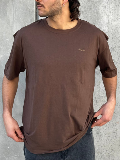 Remera PERCEPTION marrón