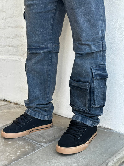 Jean CARGO VIVO WASH azul