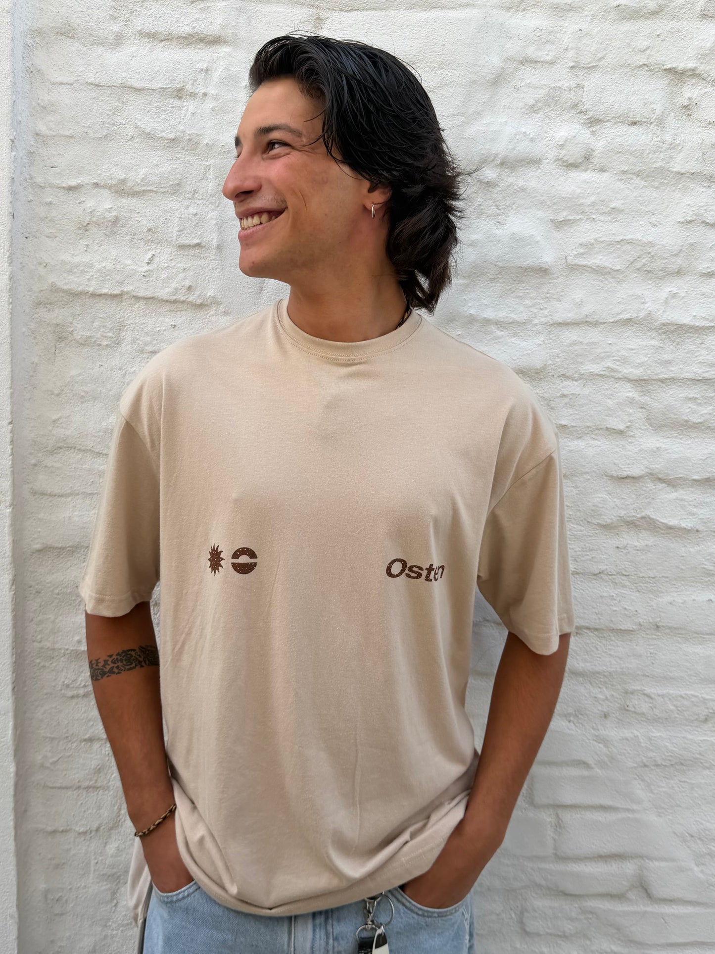 Remera SOL beige