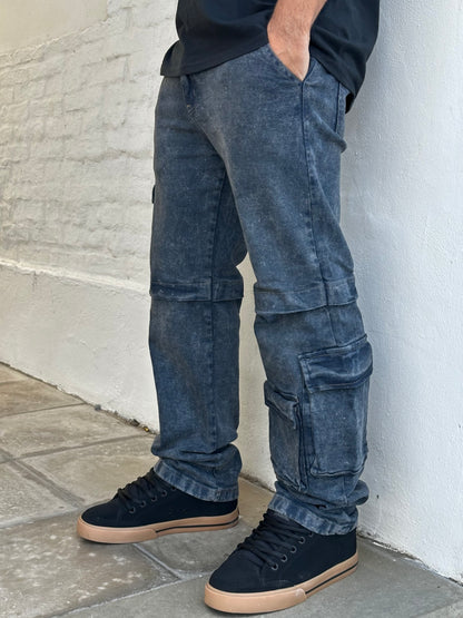Jean CARGO VIVO WASH azul
