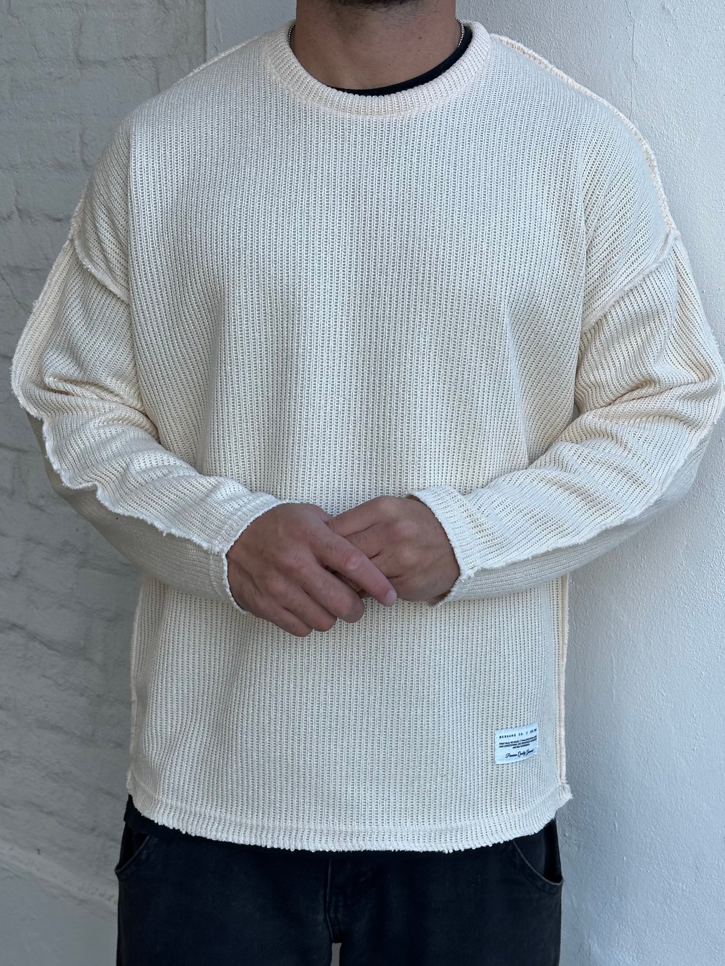 Buzo TEJIDO beige