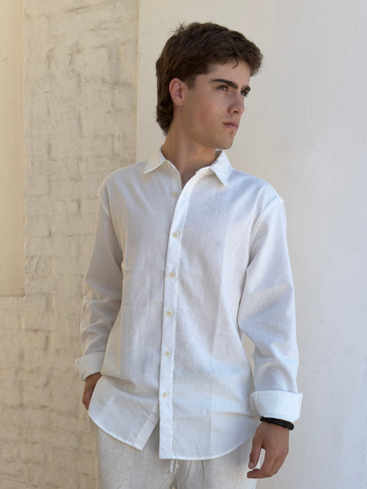 Camisa Lin blanca