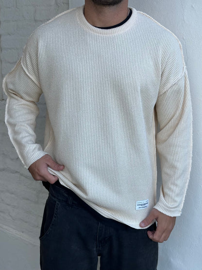Buzo TEJIDO beige