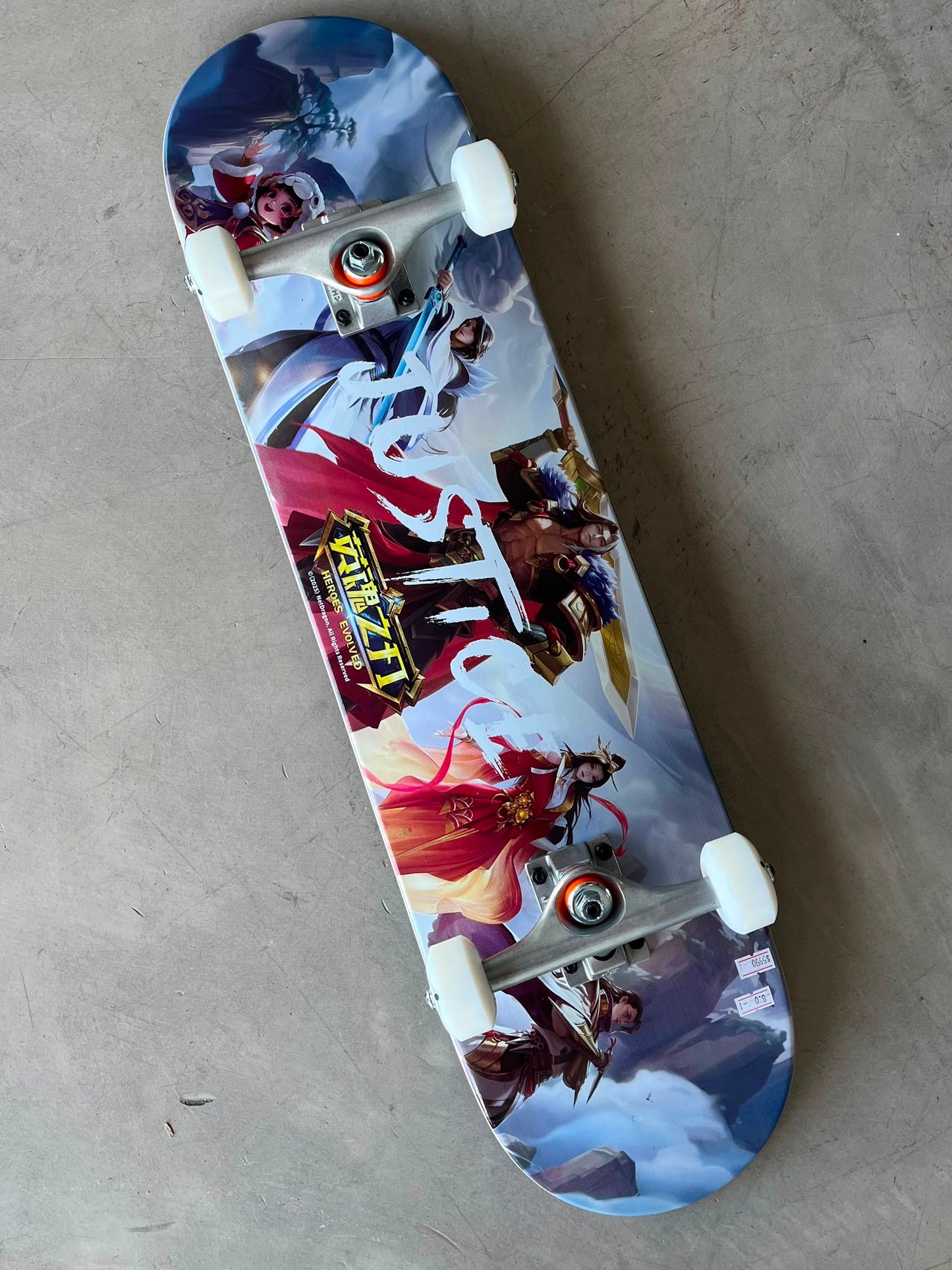 Skate Completo Justice Heroes
