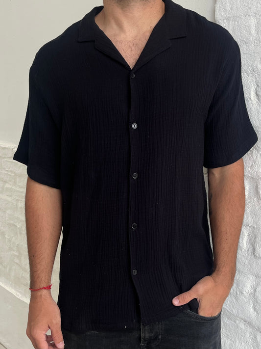 Camisa Muselina NEGRA