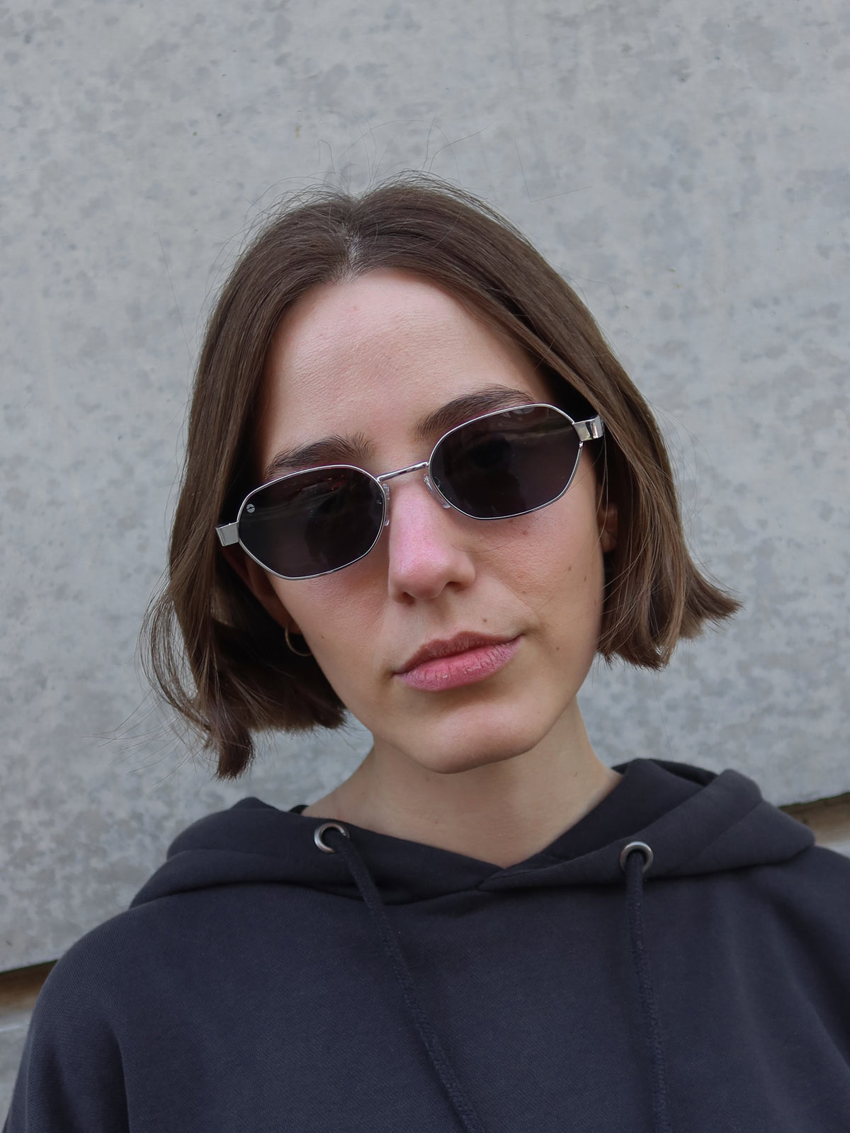 Lentes Sol Osten Lyon Plateado