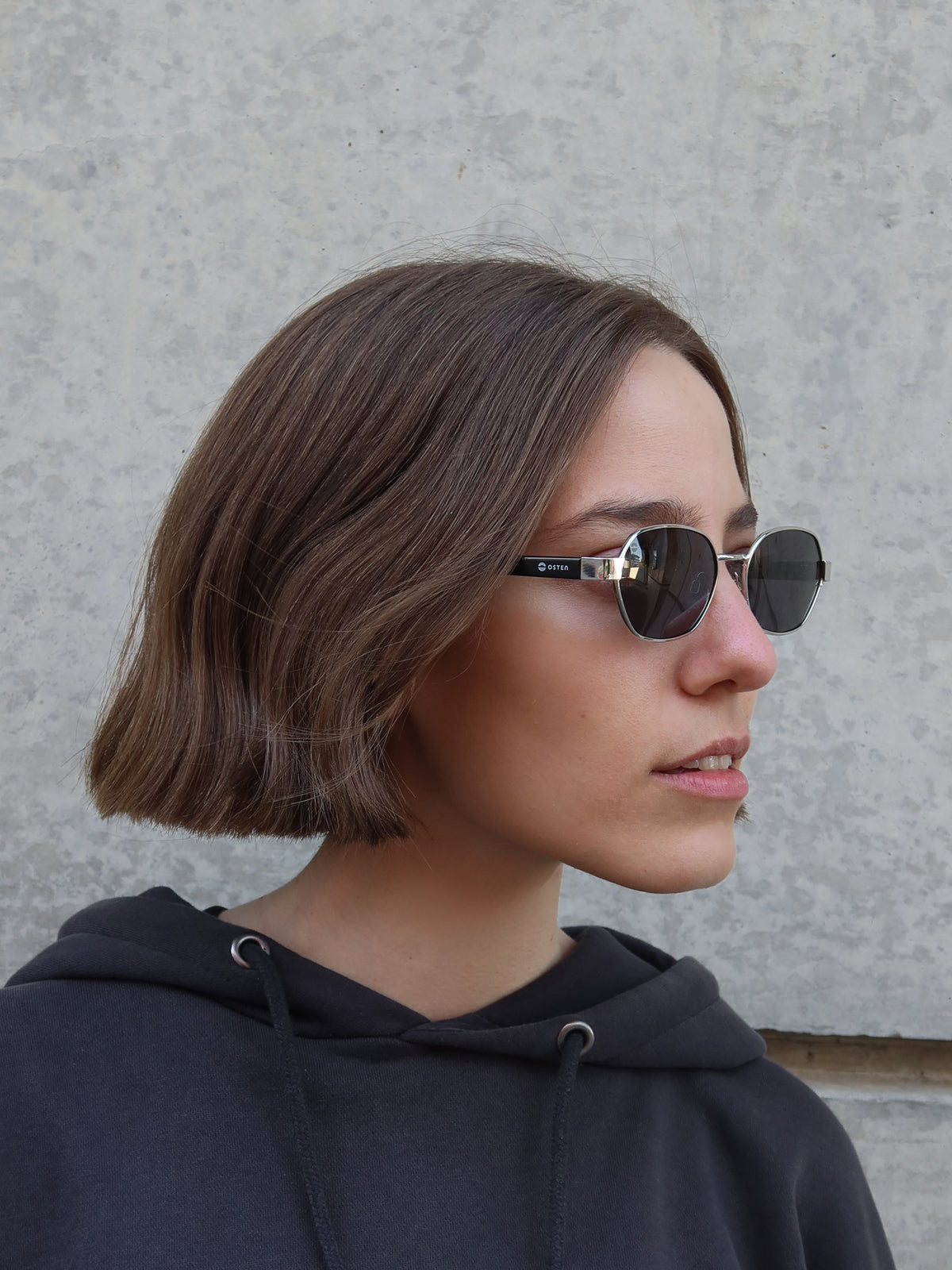 Lentes Sol Osten Lyon Plateado