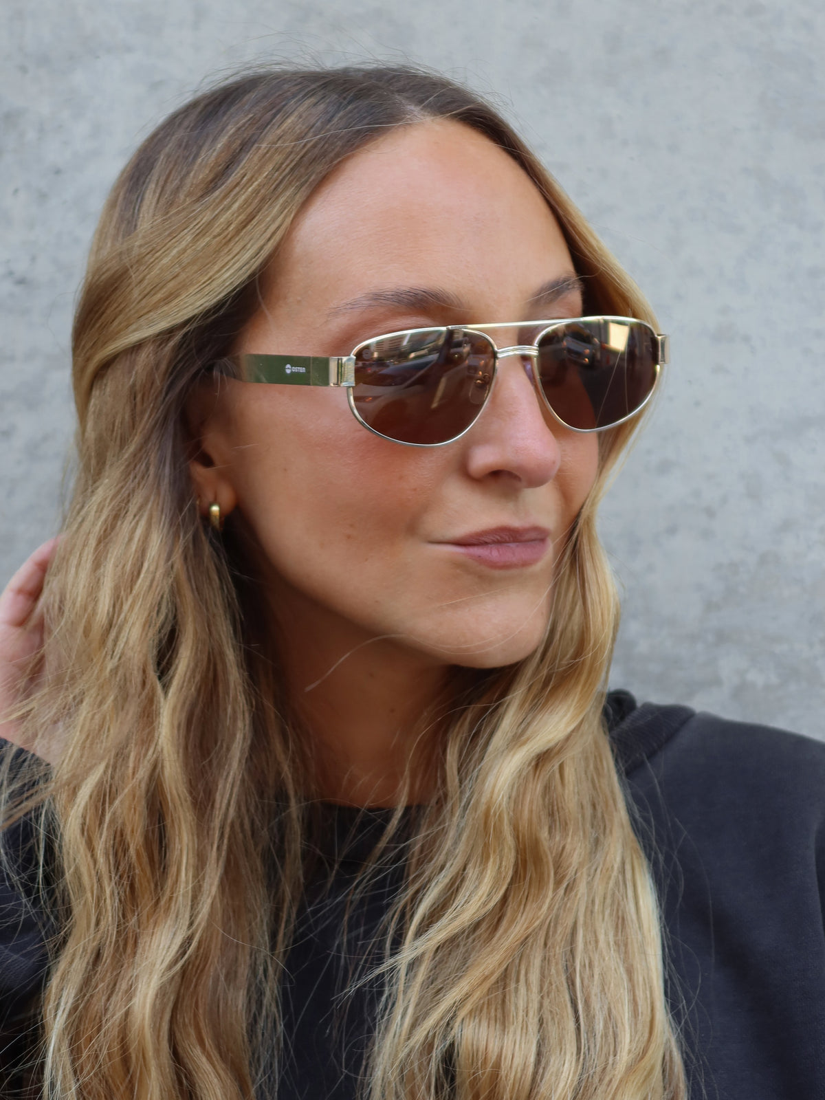Lentes Sol Osten Nice Dorado