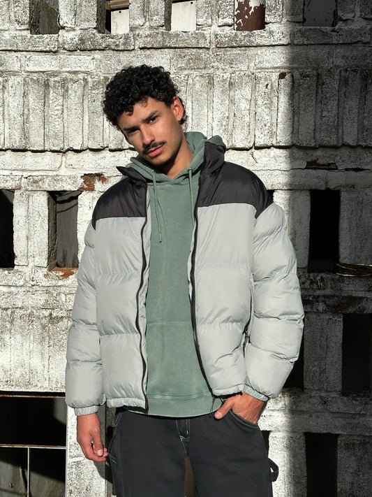 Campera PUFFER Gris