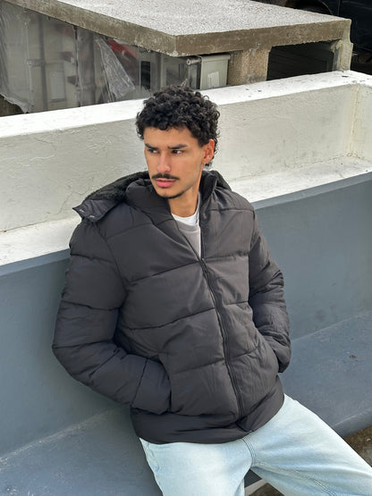 Campera CORDERITO Negra