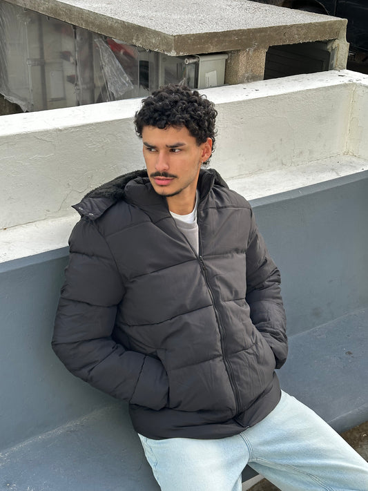 Campera CORDERITO Negra