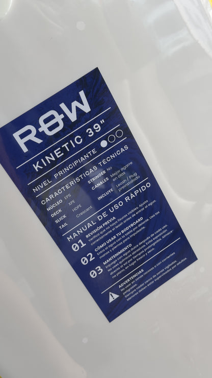 Bodyboard ROW Kinetic 39" Leash incluido