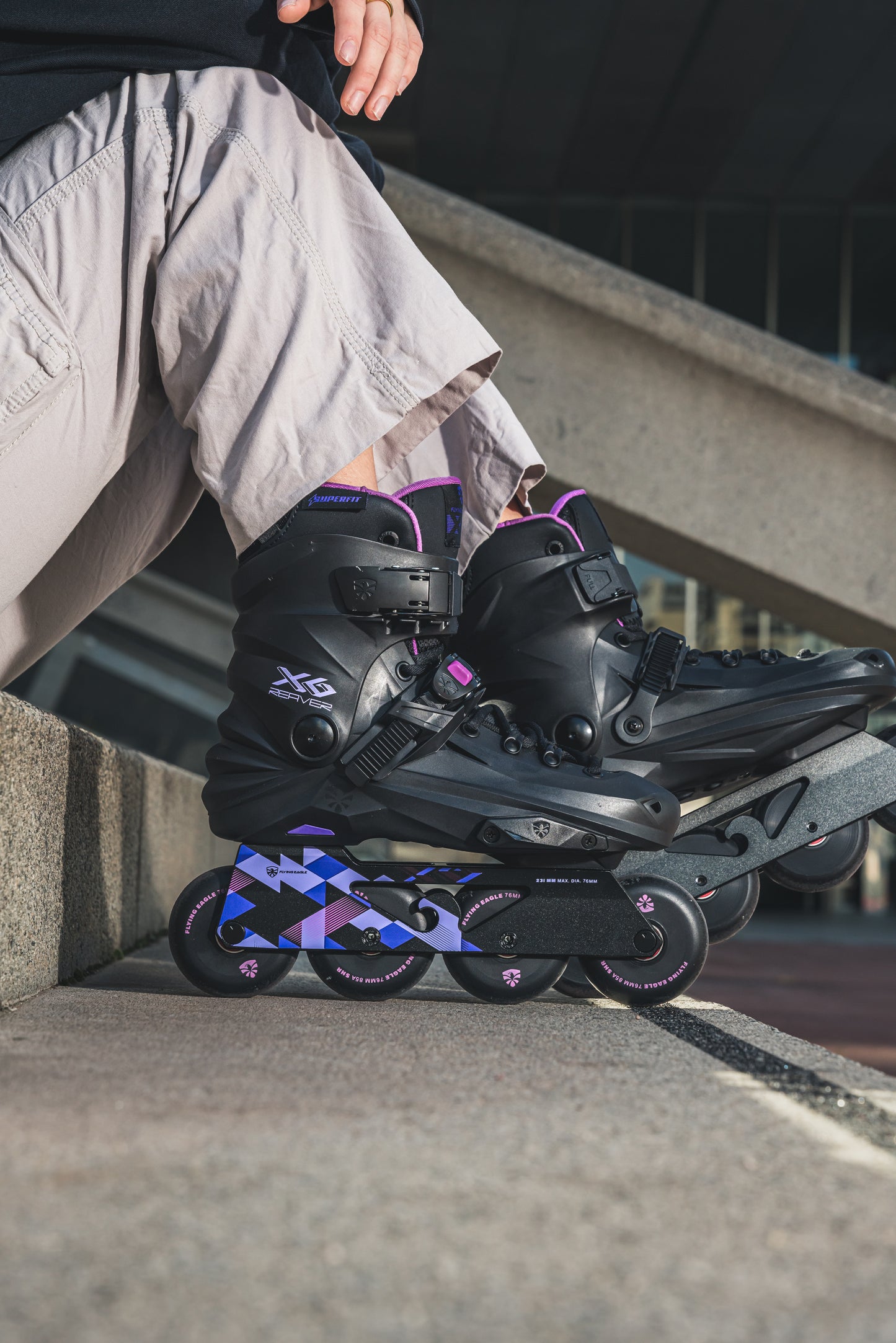 Patines FLYING EAGLE X6 REAVER VIOLETA