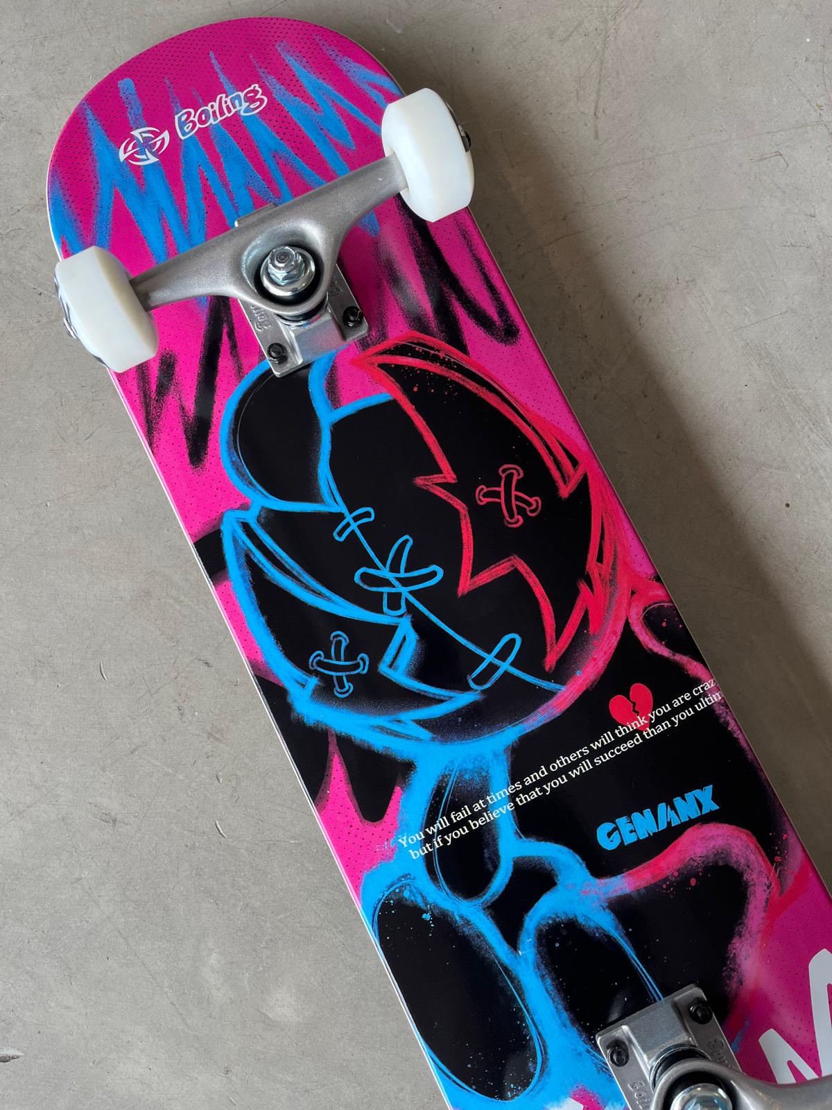 Skate Completo Boiling HEARTBROKEN