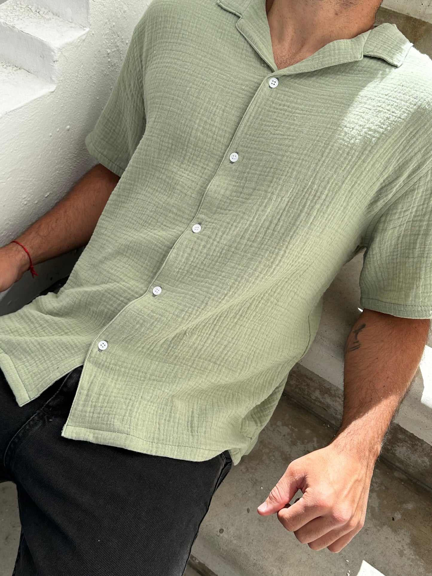 Camisa Muselina VERDE