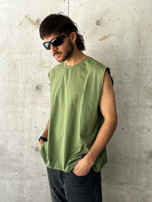 Musculosa Boxy VERDE